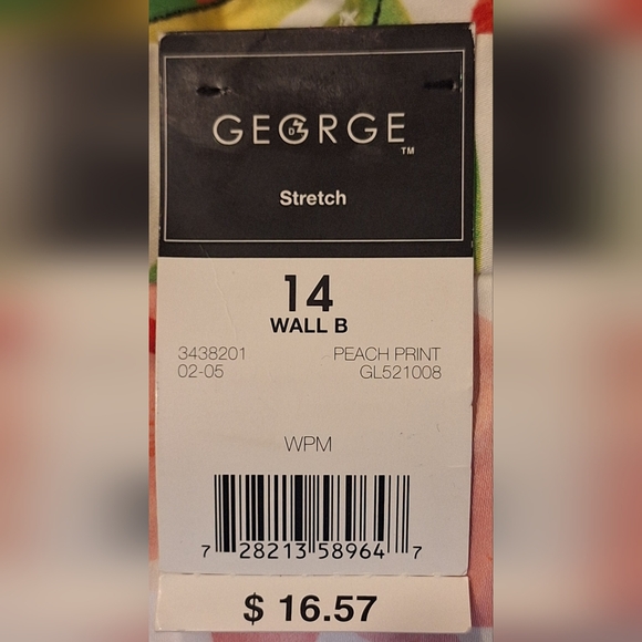 🌺NWT GEORGE STRETCH capris Size 14 - Picture 5 of 7